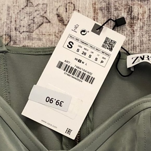 Zara Satin Effect Corset Top - Picture 5 of 6